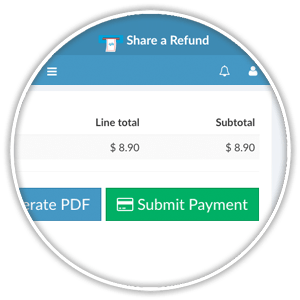 submit payment for invoice